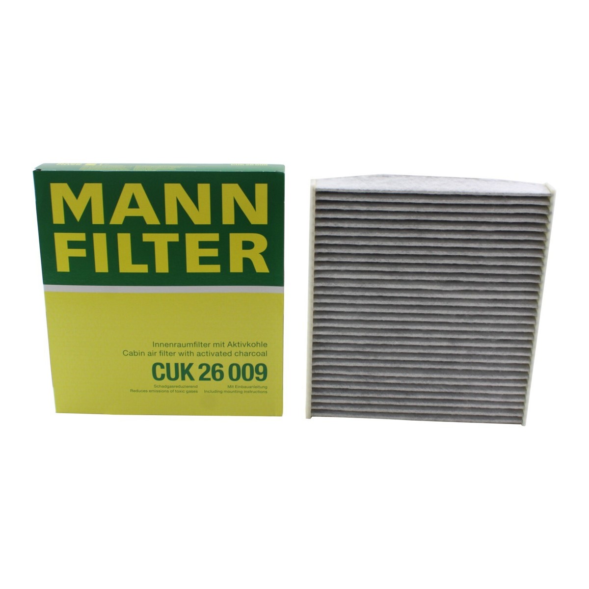 Filtre à Charbon Actif Habitacle UFI 54.219.00 - Compatible Audi, Seat, Skoda, VW, Cupra, MAN - Protection Anti-Pollution