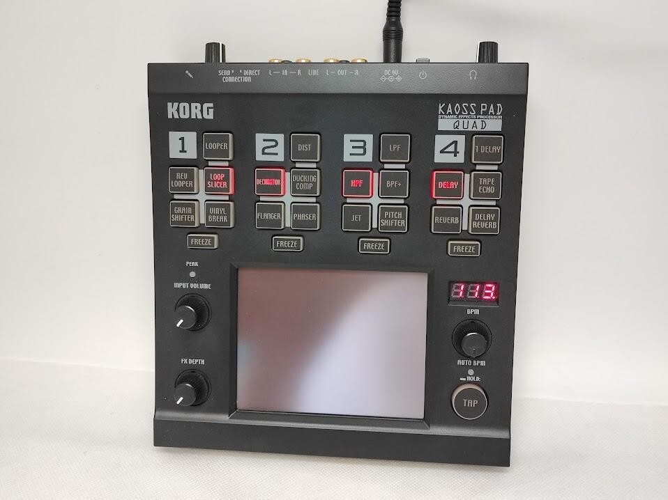 KORG KAOSS PAD QUAD【説明書、電源付】 KAOSS PAD QUAD - DYNAMIC EFFECTS PROCESSOR | KORG (USA)