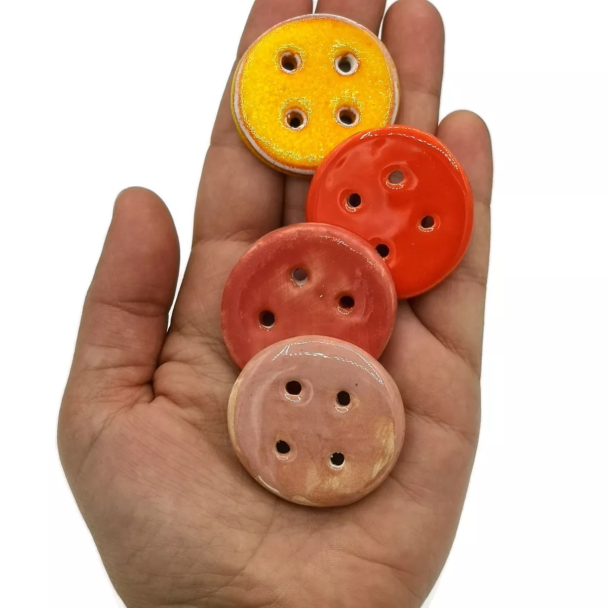 4Pc 40mm Extra Large Assorted Sewing Buttons Handmade Decorative Coat  Buttons