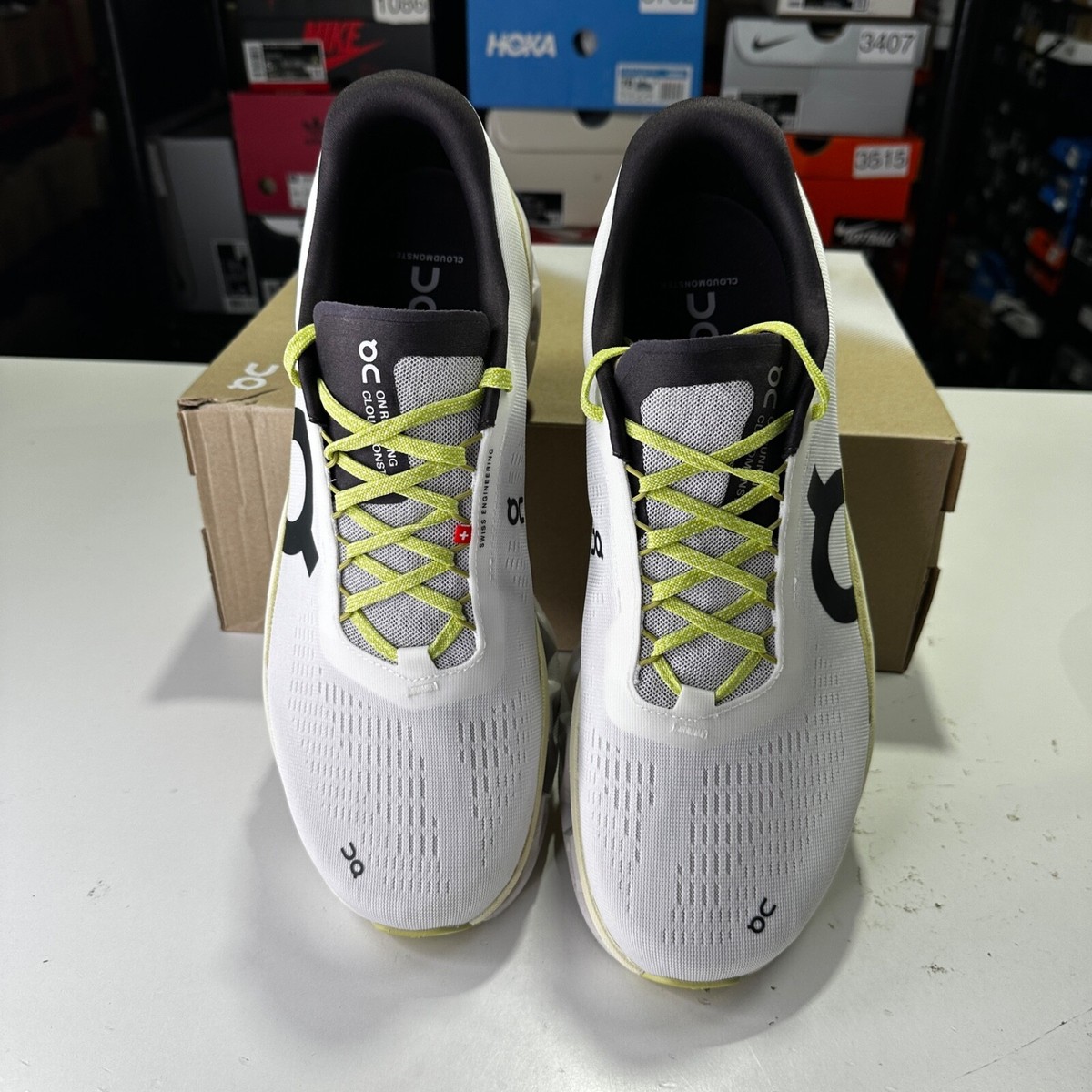 On Running Men\'s 12.5 Cloudmonster 2 Running Shoes Undyed Zest 3ME10122260  New ON FOOTWEAR Men main image 2