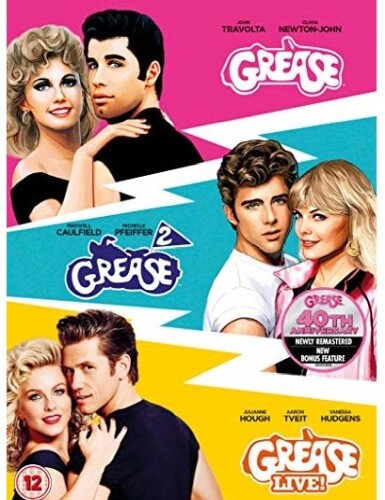 Grease Grease 2 Grease Live UK DVD New Release  