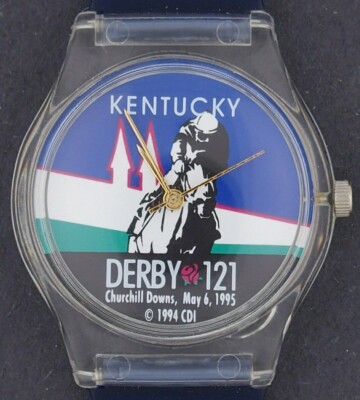 1995 Limited Edition Kentucky Derby 121 Churchill Downs Advertising Watch #2