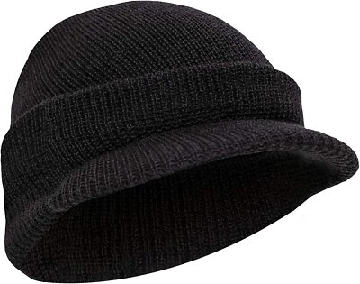 Rothco Winter Knit Genuine GI Cap 100% Wool Jeep Hat - Made in the