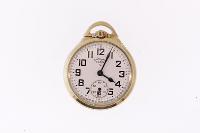 Elgin Grade 571 Railroad 16s 21j 10K Gold Filled Keystone Case