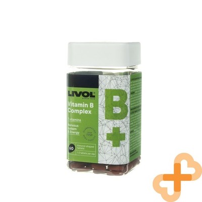 LIVOL B-Gruppe Vitamin Komplex 60 Tabletten Nervesystem Und Energie Ergänzung