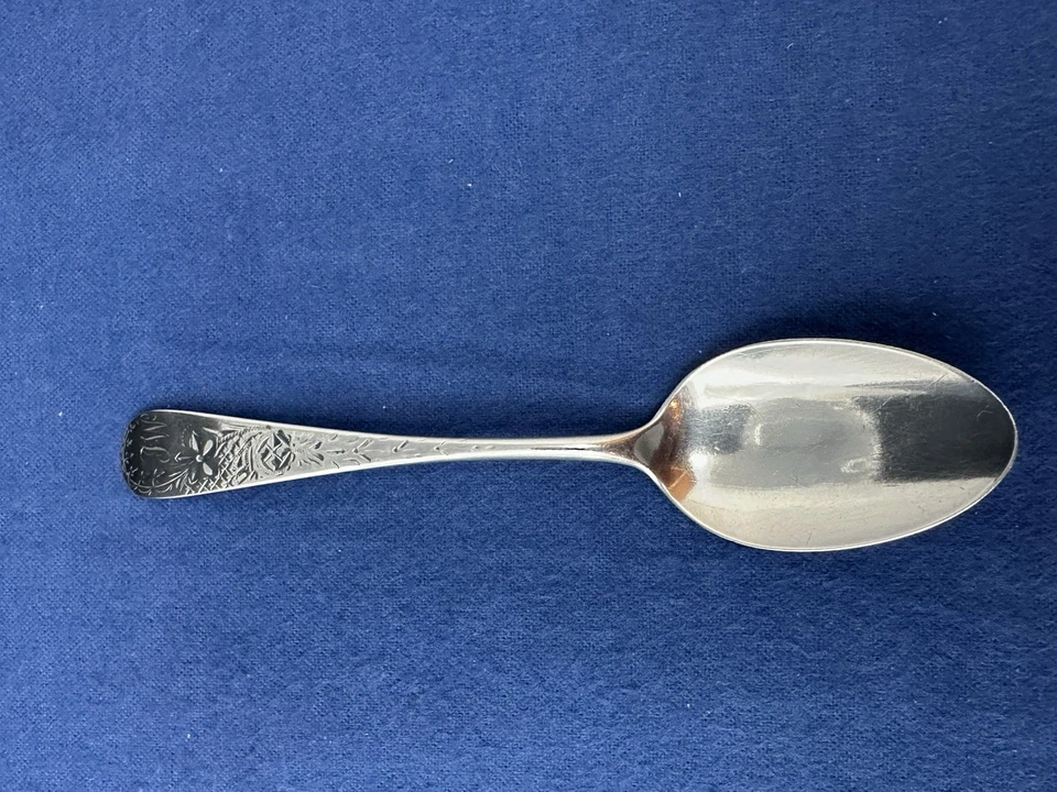 EARLY HENRY BIRKS & CO CUCHARA DE TÉ DE CORTE BRILLANTE ESTERLINA  Foto 2 de 4