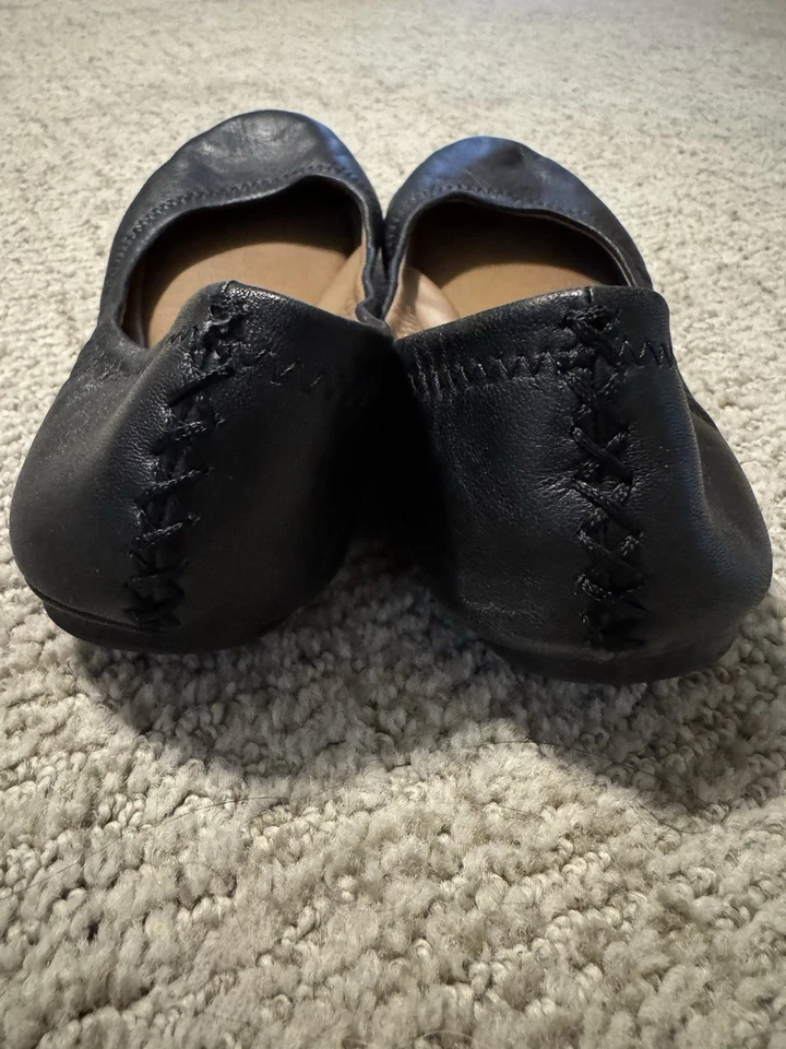 Женские балетки Lucky Brand Emmie размер 7,5 W черные - Изображение 3 из 4