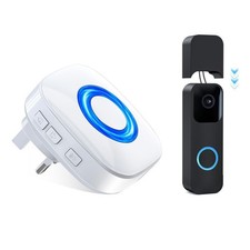 Image of PHYSEN Wireless Doorbell Extender with 1 Receiver for Blink Video Doorbell, C...