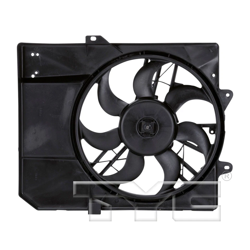 Conjunto de ventilador condensador y radiador doble TYC 620240 para 97-03 Escort Tracer Foto 4 de 4