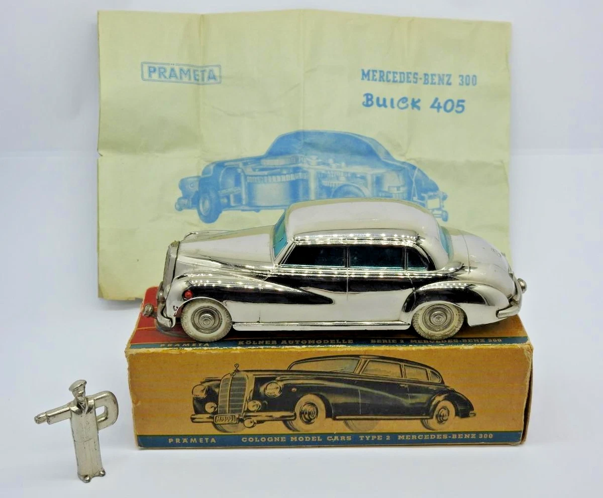 Jouet ancien voiture prametta mercedes benz 300 chromee - Collection