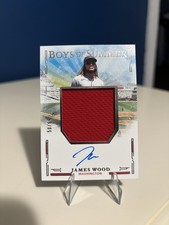 2025 Panini Boys of Summer Jumbo Material Signatures James Wood #/99 Auto
