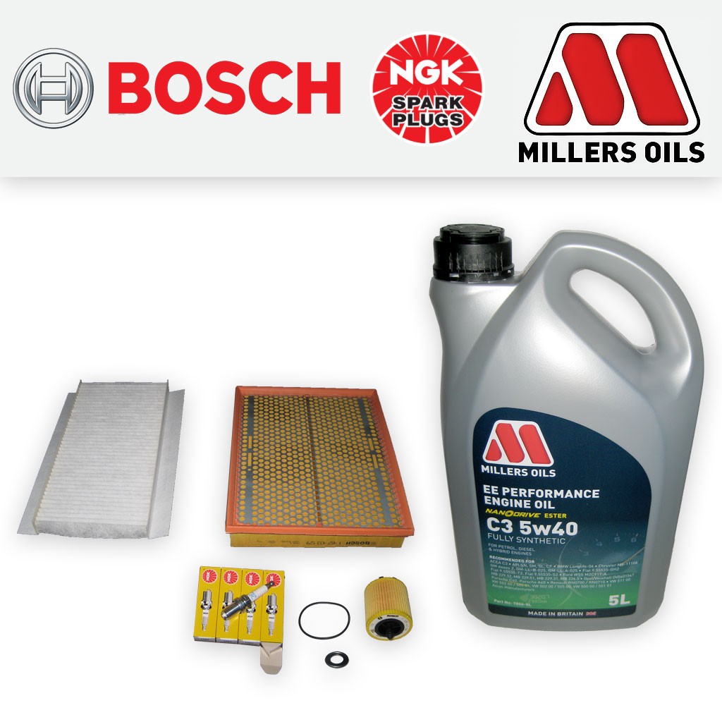 SERVICE KIT for VAUXHALL VECTRA C 2.2 16V Z22YH OIL AIR CABIN FILTERS PLUGS +OIL