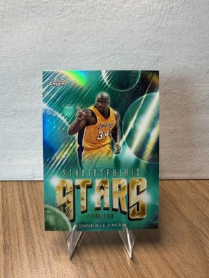 2025-26 Topps Chrome Update Shaquille O'Neal Stratospheric Stars /199
