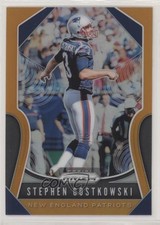 2019 Panini Prizm Orange Prizm 203/249 Stephen Gostkowski #23 00e1