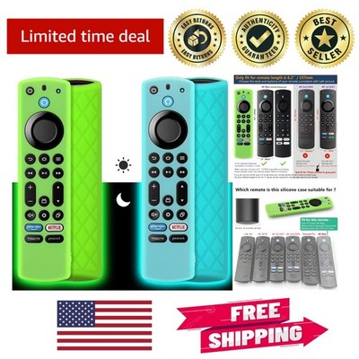 Silicone Remote Case Duo for Fire TV 4K Max - Washable & Lightweight