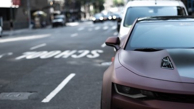 Chevrolet Camaro bokeh street Muscle Car 11x17 Poster