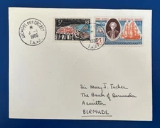 Fr. Southern Antarctic Territory #20 & #23  on cover  TAAF  FSAT Crozet postmark