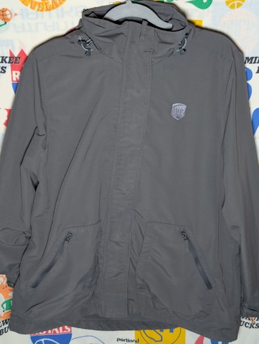 UPS United Parcel Service Lands End Gray Jacket Mens XL Zip Up - Picture 3 of 5