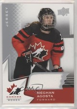 2020-21 Upper Deck Team Canada Juniors Women's WC Jerseys Meghan Agosta #69 a0s