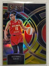 Allisha Gray 2024 Panini Select 5 /5 Black Gold Prizm Premier Level #114 Dream