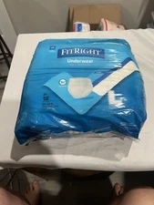 Medline Fitright Ultra Unisex Large Pull Up Underwear Diapers 18 per package