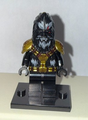 Black Krrsantan printed on Lego!  Wookiee minifigure - no leg printing star wars