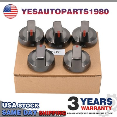 5X Upgraded Electric Range Gas Stove Knob Replacement for Samsung DG64-00473B