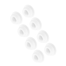 8pcs T-Shaped Silicone Plugs 26mm 1" Dia Snap in Plug Seal Round White