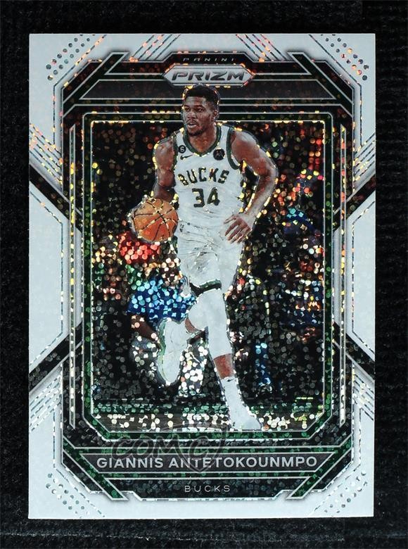 2022-23 Panini Prizm White Sparkle Prizm Giannis Antetokounmpo #96 00zd
