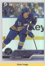 2023-24 Extended Series Young Guns Silver Foil Matthew Savoie Matt #729 READ 0iz