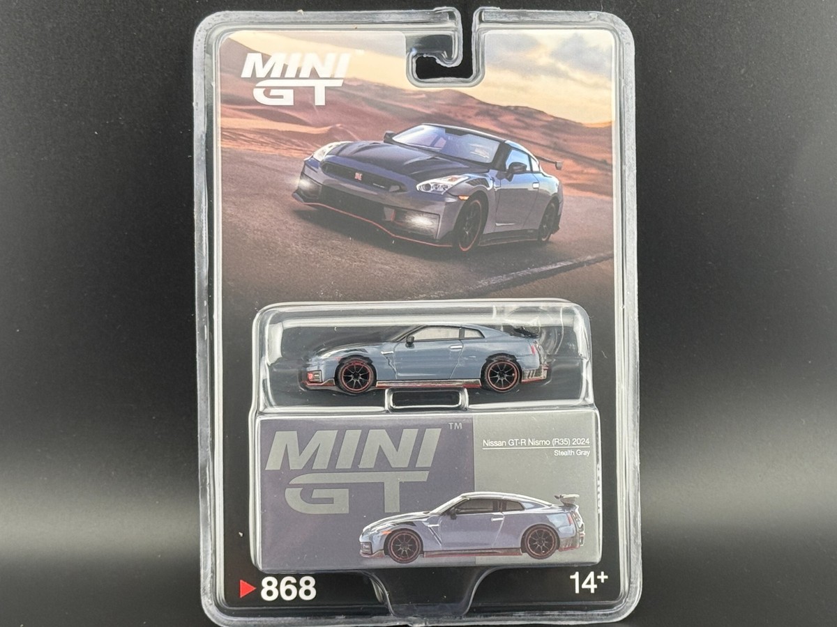 Mini GT Nissan GT-R Nismo 2024 NISMO – Stealth Gray #868 1