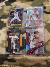Lot Of 4 Boston Red Sox Parallels Inserts Numbered /199 /350