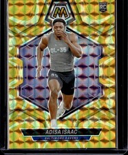 2024 Panini Mosaic #374 Adisa Isaac Mosaic Reactive Yellow