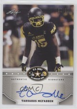 2015 Leaf US Army All-American Bowl Silver /50 Tarvarus McFadden #BA-TM1 Auto