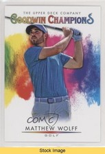 2021 Upper Deck Goodwin Champions Splash of Color Matthew Wolff #107 READ 1u6
