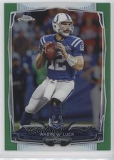 2014 Topps Chrome Green Refractor Andrew Luck #47 5f2