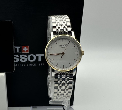 Full Set Unused Tissot Everytime Series Quartz Watch T109.210.22.031.00 Swiss