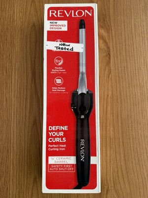 Revlon Perfect Hair Curling Iron Ceramic 1/2'' Ceramic Barrel 30 Second Heat Up
