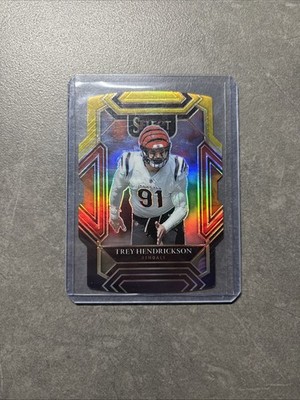 2021 Panini Select - Club Level Trey Hendrickson #209 Black & Gold Prizm Die-Cut