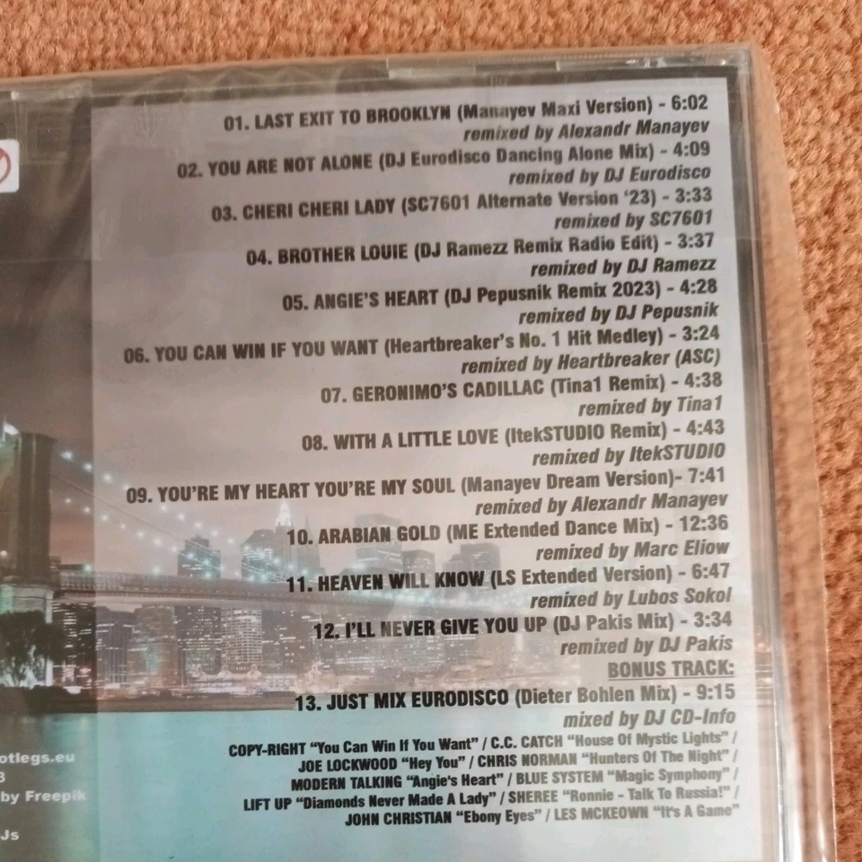 Modern Talking : Last Exit To Brooklyn -  CD NEW & Sealed 2023 Fans Rare Collect - Image 2 of 2