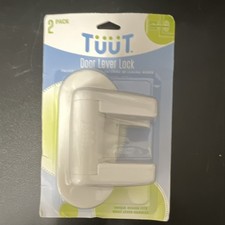 TUUT Door Lever Lock 2 Pack White Baby Safety Childproofing Handle Lock