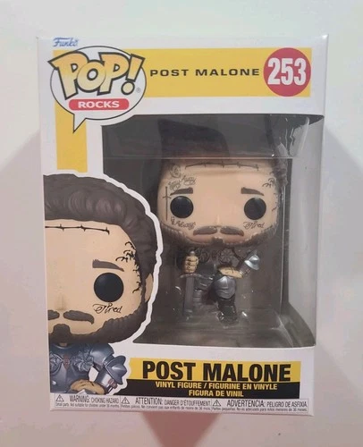 FUNKO POP ! POST MALONE #253 POP ROCKS 2021 Posty Co. NEW