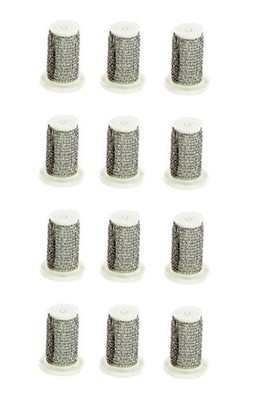 12 of Teejet Poly Check Valve Tip Strainers w/ SS 24 Mesh Screen Opens @ 10 PSI