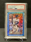 Freddie Freeman 2024 Topps Chrome Logofractor #4 Blue Refractor /150 PSA 10