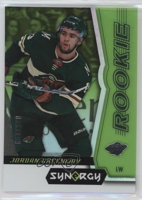 2018 Upper Deck Synergy Rookies Green /199 Tier 2 Jordan Greenway Rookie RC 2o7