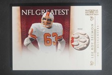 2010 Playoff National Treasures Lee Roy Selmon Greatest Jersey Prime /49 DV1243