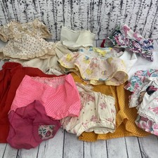 Mixed Lot Doll Clothes Gowns Dresses Pants Outfits Small Dolls Baby VTG TLC