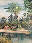 Vintage Florida Tropical Oil Painting — photo 4