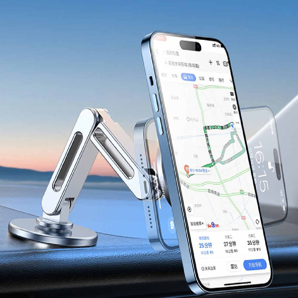 Base de support de voiture en alliage d'aluminium – support adhésif de 17 mm pou