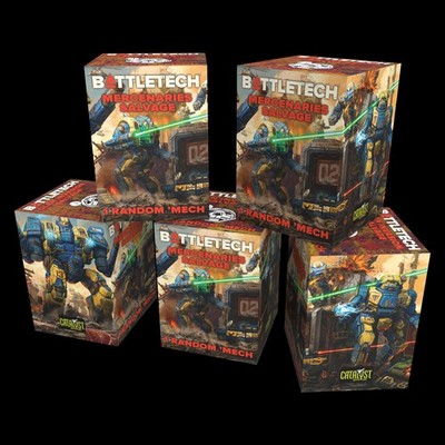BattleTech Salvage Box Mercenaries Display (9) (english)